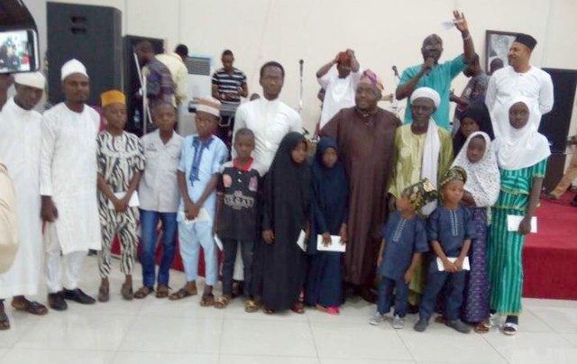 Participants at the Quran competition organized by Bayo Adelabu Foundation (BAF) with Chief Adebayo Adelabu at the event...