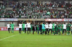 2018 World Cup Qualifiers: If We Continue Playing This Way, We Will Rule Africa Again – Mikel The Super Eagles celebrating victory over Cameroon...on Friday...