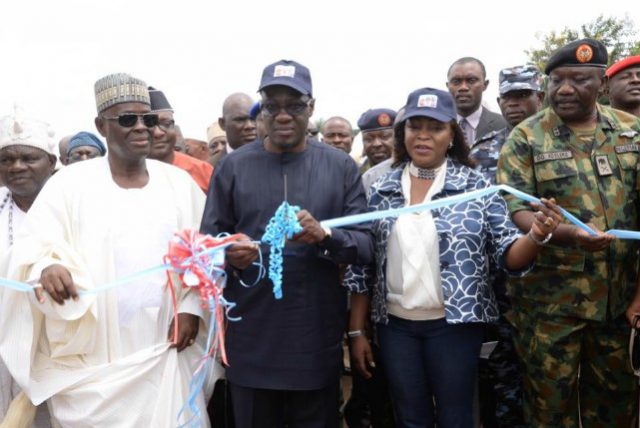 Governor Abdulfatah Ahmed of Kwara State and others at the event...