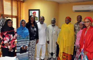 Kebbi First Lady Opts For Football To Fight Cancer ...during the Kebbi State First Lady's visit to NFF...