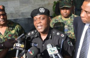 Lagos Moves To Secure Schools In Riverine, Vulnerable Zones The Commissioner of Police in Lagos State, Imohimi Edgal, with others at the briefing...