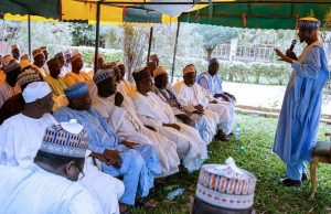 National Challenges: Buhari Says He’ll Do His Best To Provide ‘Sustainable Solutions’ President Muhammadu Buhari addressing politicians and others in Daura on Monday...
