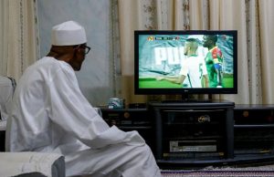 2018 World Cup: Super Eagles Shine As Draw With Cameroon Brightens Their Chances President Muhammadu Buhari...watching the Nigeria versus Cameroon match live at his country home in Daura...