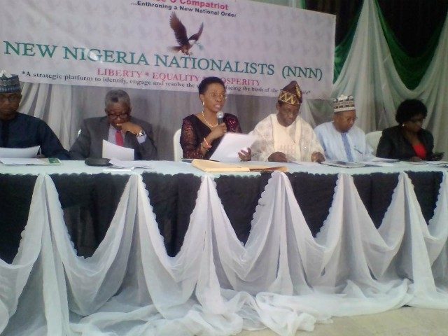 Mrs. Foluso Makanjuola-Oyenuga...with other members of New Nigeria Nationalists at their event...