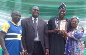 Oyo Lawmakers, Ige, Adeshina, Others Bag NULGE Awards Honourable Akeem Ademola Ige (second from right), with others at the event...