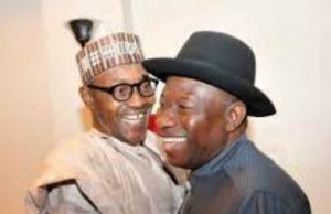 Jonathan, Buhari Cuckolding In Time Of War By Festus Adedayo President Muhammadu Buhari, left, with Dr Goodluck Jonathan...