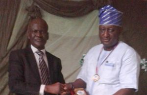 Oyo LG Chair, Lawmaker Bag Award Of Excellence The Caretaker Chairman of Aare Latoosa LCDA, Bashorun Adekunle Oladeji (right) presenting award plaque to Hon. Adeleke Afeez Adegbenga, member Oyo State House of Assembly…