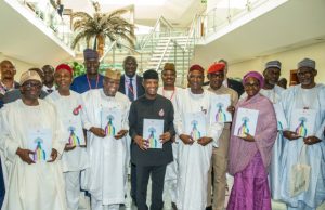 Photo: Osinbajo Inaugurates National Council On Nutrition Vice President Yemi Osinbajo, SAN, and others at the event in Abuja…
