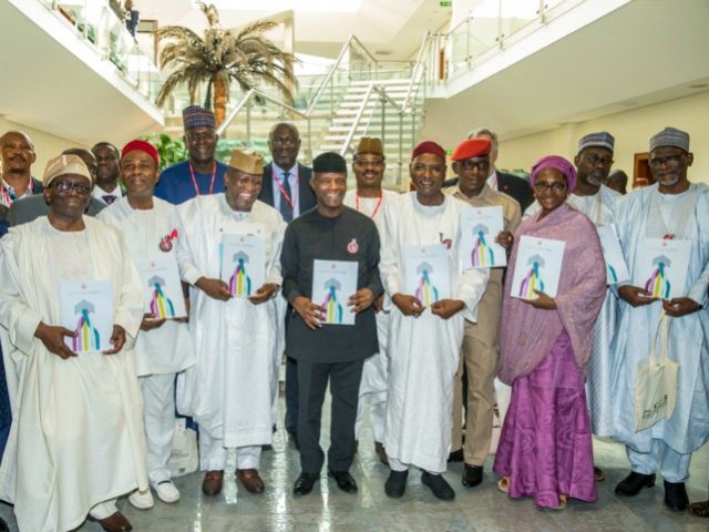 Vice President Yemi Osinbajo, SAN, and others at the event in Abuja…