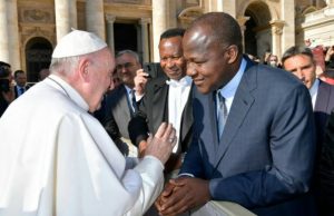 Day Speaker Yakubu Dogara Met Pope Francis In Italy Hon Yakubu Dogara, right, with Pope Francis...