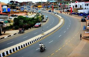 Owners Of Abandoned Vehicles On Osun Roads Ordered To Remove Them Immediately ...a typical road in metropolitan Osogbo, Osun State...