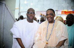Photo: When Sen Soji Akanbi Was Showered With Prayers At Methodist Cathedral, Agbeni, Ibadan Sen Rilwan Adesoji Akanbi (Okanlomo of Ibadan Land), left, with Sir Chief Bode Akindele(Baba Ijo of Agbeni Methodist Church & Parakoyi of IbadanLand) who specially invited the Senator to the Church...
