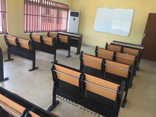...a typical lecture room at The Technical University, Ibadan...