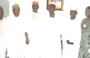 Colleagues At State House Give NIA DG Befitting Send-Forth L-R:State Chief of Protocol, Amb. Lawal Kazaure, Permanent Secretary, State House, Mr Jalal Arabi, Director-General of National Intelligence Agency (NIA), Mr Ahmed Rufai Abubakar, Chief of Staff to the President, Mallam Abba Kyari, SSAP on Media & Publicity, Mallam Garba Shehu and SSAP on Diaspora, Mrs Abike Dabiri-Erewa at the send-off ceremony of DG NIA at the weekend in Abuja…