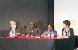 Why There Should Be Cassava Transformation In Africa – Global Cassava Coalition L-R: The Director of the Global Cassava Partnership for the 21 Century, GCP21, Dr Claude Fauquet, Minister of Agriculture, Livestock and Fisheries, Republic of Benin, H.E. Dossouhoui Cossi Gaston; Minister of Higher Education, H.E. Mme Attanasso Marie-Odile; and French Ambassador to the Republic of Benin, H.E. Veronique Brumeaux during the press conference on Cassava Transformation in Africa in Benin...on Thursday