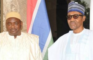 Gambia’s President Barrow In First Time Visit To Nigeria, Meets With Buhari Gambia's President Adama Barrow, left, with President Muhammadu Buhari in Abuja on Tuesday...