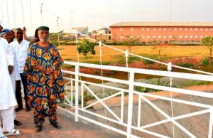 Photo: Aregbesola Inspects Works Going On At Mandela Freedom Park …Governor State of Osun, Ogbeni Rauf Aregbesola (middle), Senator Sola Adeyeye (right), and others, during the inspection tour…