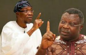 Omisore Wants Aregbesola To Render Accounts On Osun’s Debts Governor Rauf Aregbesola of Osun State, left, with Senator Iyiola Omisore...(vangaurdngr.com image)
