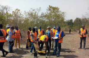 Access For Geological Exploration Of Mineral Resources Granted By Oyo Government Oyo State Officials led by the Special Adviser to the Governor on Mineral Resources, Hon. Mathew Oyedokun (first right) during the geological exploration of mineral resources at Ilero at the weekend…