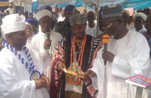 Oluwo Commends Shafaudeen-In-Islam For Promoting Islam From the left: Rector, Federal Polytechnic Ilaro, Arch. Olusegun Aluko, Oluwo of Iwo land, Oba Abdulrasheed Akanbi and Prof. Sabit Ariyo Olagoke during the presentation of books authored by Prof. Olagoke…
