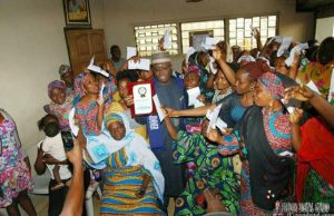 Oyo’s Senator Adesoji Akanbi In Harvest Of Awards Senator Rilwan Adesoji Akanbi, middle, displaying one of his awards...