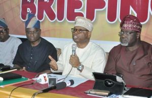 Restructuring: Oyo Government Redeploys 144 Staff Of BCOS From the left: Special Adviser to Oyo state governor on Communication and strategy, Mr. Yomi Layinka, Head of Oyo state Civil Service, Mr. Soji Eniade, Secretary Oyo state government(SSG), Alh. Olalekan Alli and Commissioner for Information, Culture and Tourism, Mr. Toye Arulogun at the briefing…