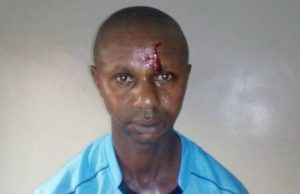 Crowd Trouble In Akure As Sunshine Fans Attack Referee After NPFL Game ...the central Referee after the attack in Akure...