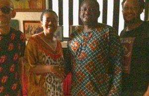 Femi Adesina Has Always Been A Loyal Friend – Sonny Okosuns’ Widow L-R: Charles Dukeson, Mrs Omono Okosuns, Chief Femi Adesina...