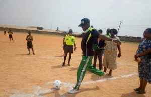 Oyo Lawmaker Backs 3SC Academy, Offers 20 Scholarships Hon Akeem Ademola Ige representing Ibadan South/East Constituency 2 taking the official kickoff to start the Public Primary School Football Competition organized by NAPSGAST Ibadan South/East…