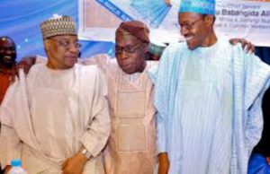 2019: Like Obasanjo, Babangida Too Says Buhari Should Go Home Retired Generals all...L-R: Ibrahim Babangida, Olusegun Obasanjo and Muhammadu Buhari...has the game of 'cat and mouse' started?
