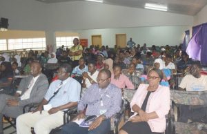 Students Of Technical University Ibadan Observe Cancer Awareness Day Staff and students of the Technical University, Ibadan...during the Cancer Awareness event...