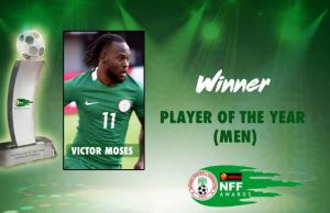 Aiteo/NFF Award Thrills Victor Moses Victor Moses