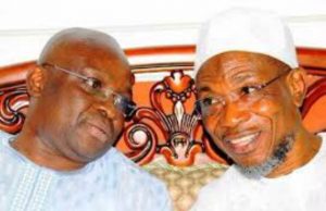 Stewardship: Yoruba Youths Set To Engage Aregbesola, Fayose Governors Ayodele Fayose, left, and Rauf Aregbesola...