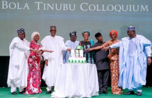 Lagos Stands Still As Buhari, Others Celebrate Tinubu At 66 President Muhammadu Buhari and others celebrating with Senator Bola Tinubu at the occasion...