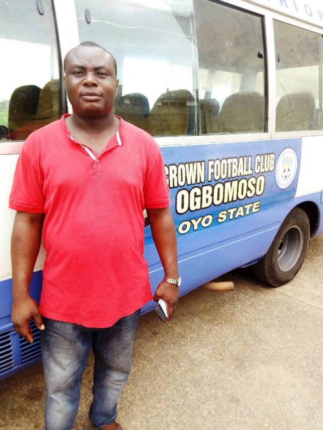 Crown FC’s Administrative Secretary, Oyekunle Oyeleke