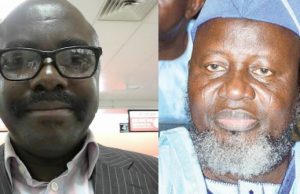 Trouble Ahead For Bayo Shittu As Estranged Aide Petitions Buhari, Osinbajo, Saraki, SGF, 50 Others Victor Oluwadamilare, left, with Barrister Adebayo Shittu...who blinks first?
