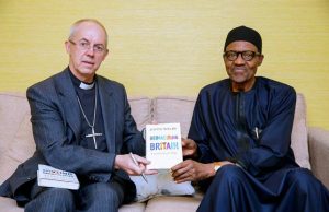 Buhari Gives Reasons For Deciding To Seek Re-Election Archbishop Justin Welby, left, with President Muhammadu Buhari...