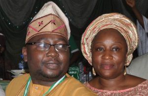 Day Bayo Adelabu Bagged Alma Mater’s Highest Honour Chief Adebayo Adelabu, with his charming wife, Oluseyi...sharing the glorious moment together...