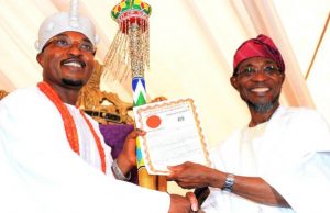 Oluwo Of Iwo Says Aregbesola’s The Architect Of Modern Osun Governor Rauf Aregbesola, right, with the Oluwo of Iwo...