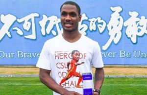 Ighalo Bags CSL Player Of The Month Award For April Odion Ighalo...with his award...