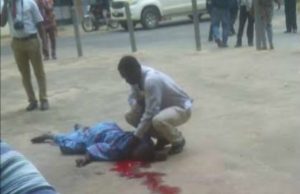 Man Dives To His Death From UCH’s 5th Floor, Suicide Note Found On Him ...the deceased, in his own pool of blood after diving to death...