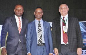 Neglect Of Tourism Sector: Transcorp Hotels MD Laments L-R: The MD/CEO, Transcorp Hotels Plc, Valentine Ozigbo; National President, (ITP/Chairman LOC, NTTS), Abiodun Odusanwwo and Gay Murray Bruce at the National Tourism Transport Summit and Expo…