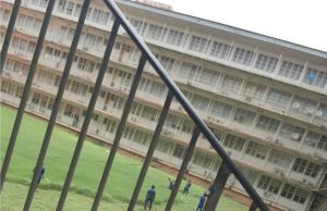 JOHESU Strike: UCH Deploys Prisoners On Hard Labour To Clean Environment ...prisoners working on UCH's bushy environment while prisons officials watch over them...on Wednesday...