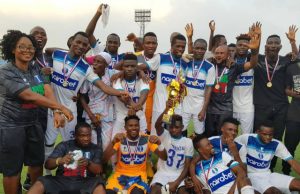 How Oyo FA Cup Crown Was Retained By Shooting Stars Football Club ...jubilant 3SC footballers after emerging champions...