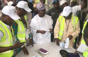 Images Of Oyo Politicians On APC Delegates’ Convention Train Leader and Governor, Senator Abiola Ajimobi, middle, before the convention started...