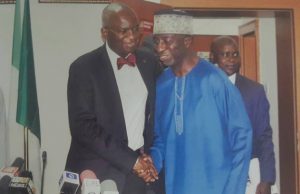 Photo: Check Out Bola Ige’s Son With Raji Fashola At ARCN Inauguration Arc Muyiwa Ige, right, with Mr Babatunde Raji Fashola at the event...