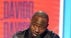 Day Davido Took His Philanthropist Gesture To Madison Square Garden In New York Davido...receiving his award...