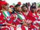 Ekiti Guber: Day Osinbajo, Tinubu Led Governors, Others To Fortify Fayemi In Ekiti L-R: Chief John Odigie Oyegun, APC Chairman, Vice President Yemi Osinbajo, Senator Babafemi Ojudu and Dr Kayode Fayemi at the rally...