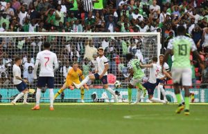 How Sloppy Start Made Super Eagles Lose To England Nigeria's Super Eagles in action during the match...