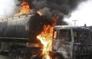 Osogbo Residents Panic As Tanker Catches Fire Inside Filling Station